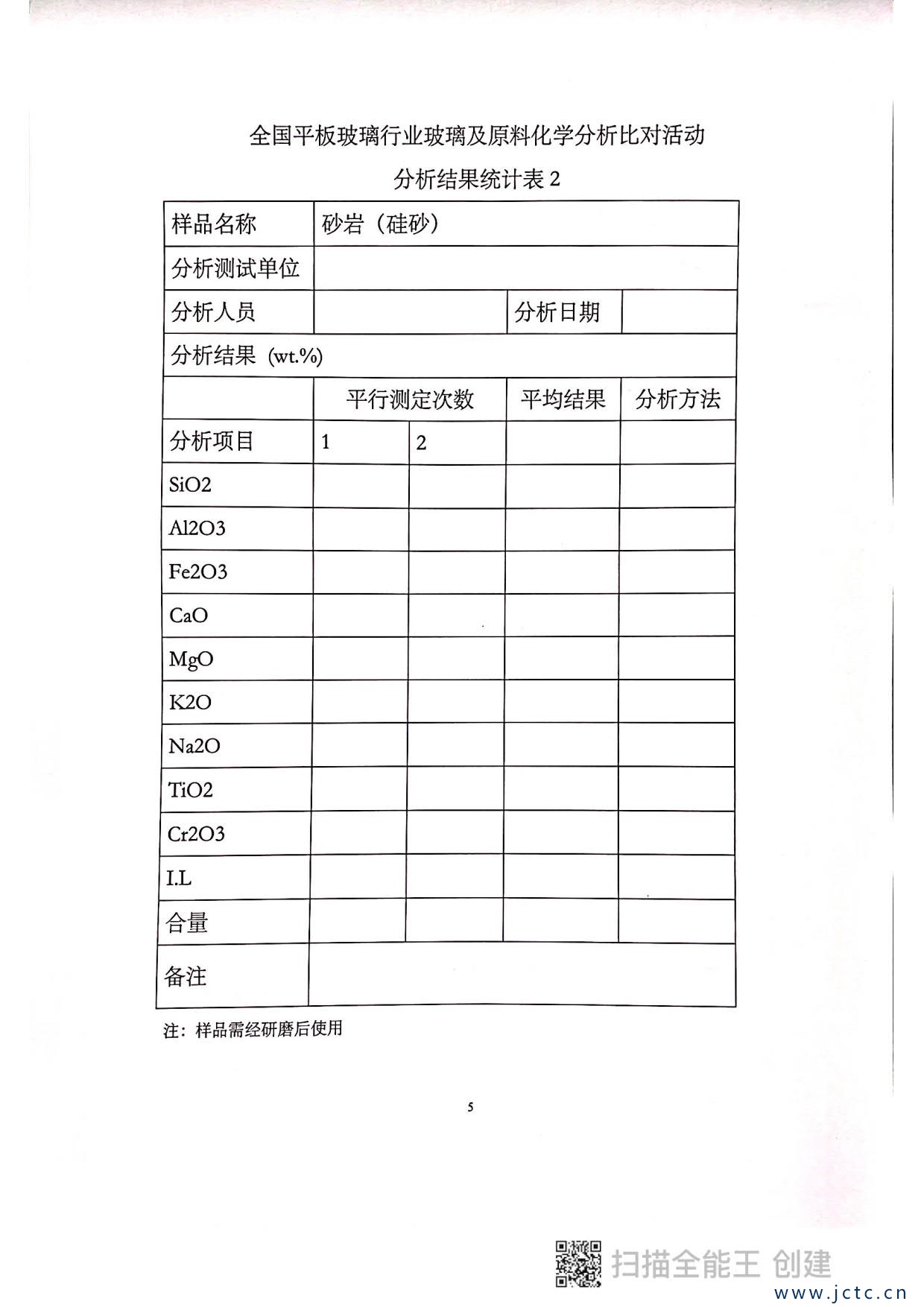 關(guān)于開展第二屆全國平板玻璃行業(yè)原料化學(xué)分析對(duì)比活動(dòng)的通知_5.jpg